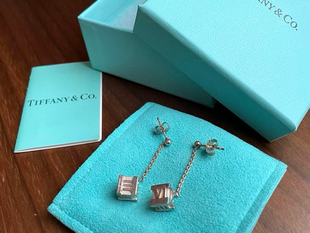 【正規品】TIFFANY ＆Co ティファニー アトラスキューブピアス