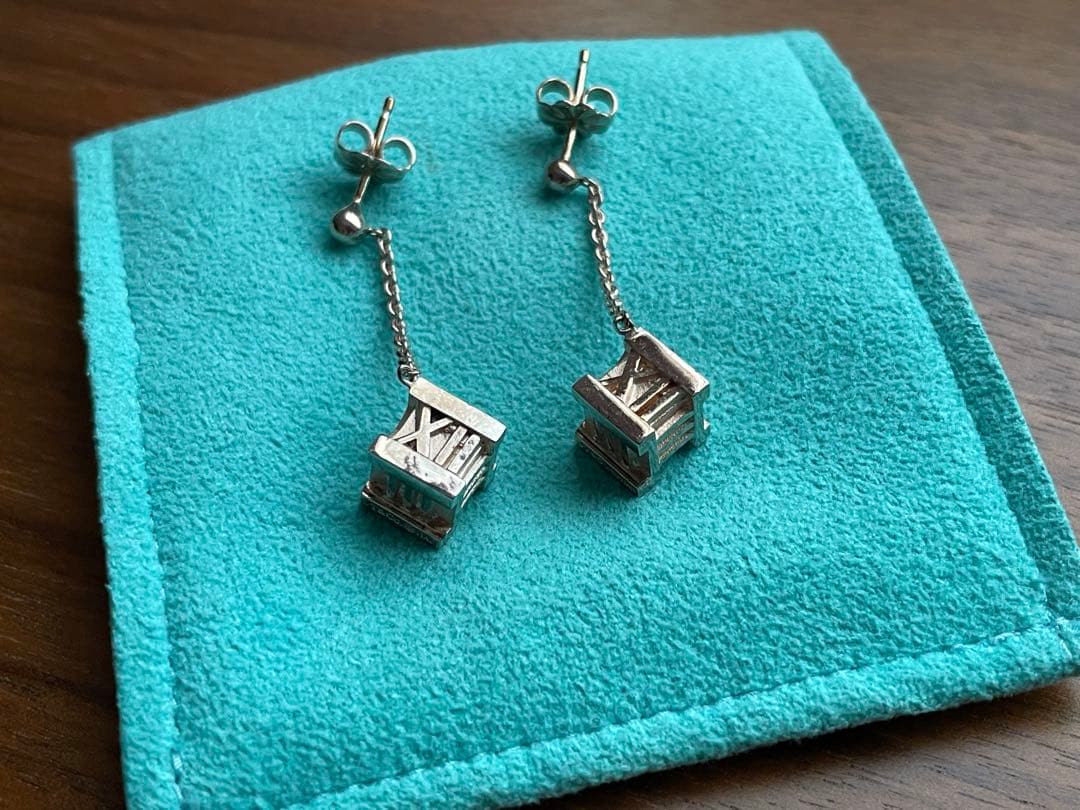 【正規品】TIFFANY ＆Co ティファニー アトラスキューブピアス