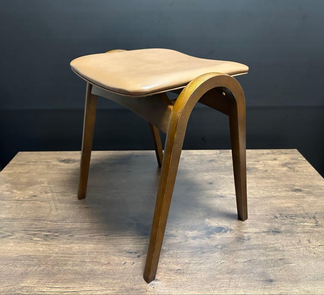 秋田木工 ビンテージ No.202 剣持勇 スツール