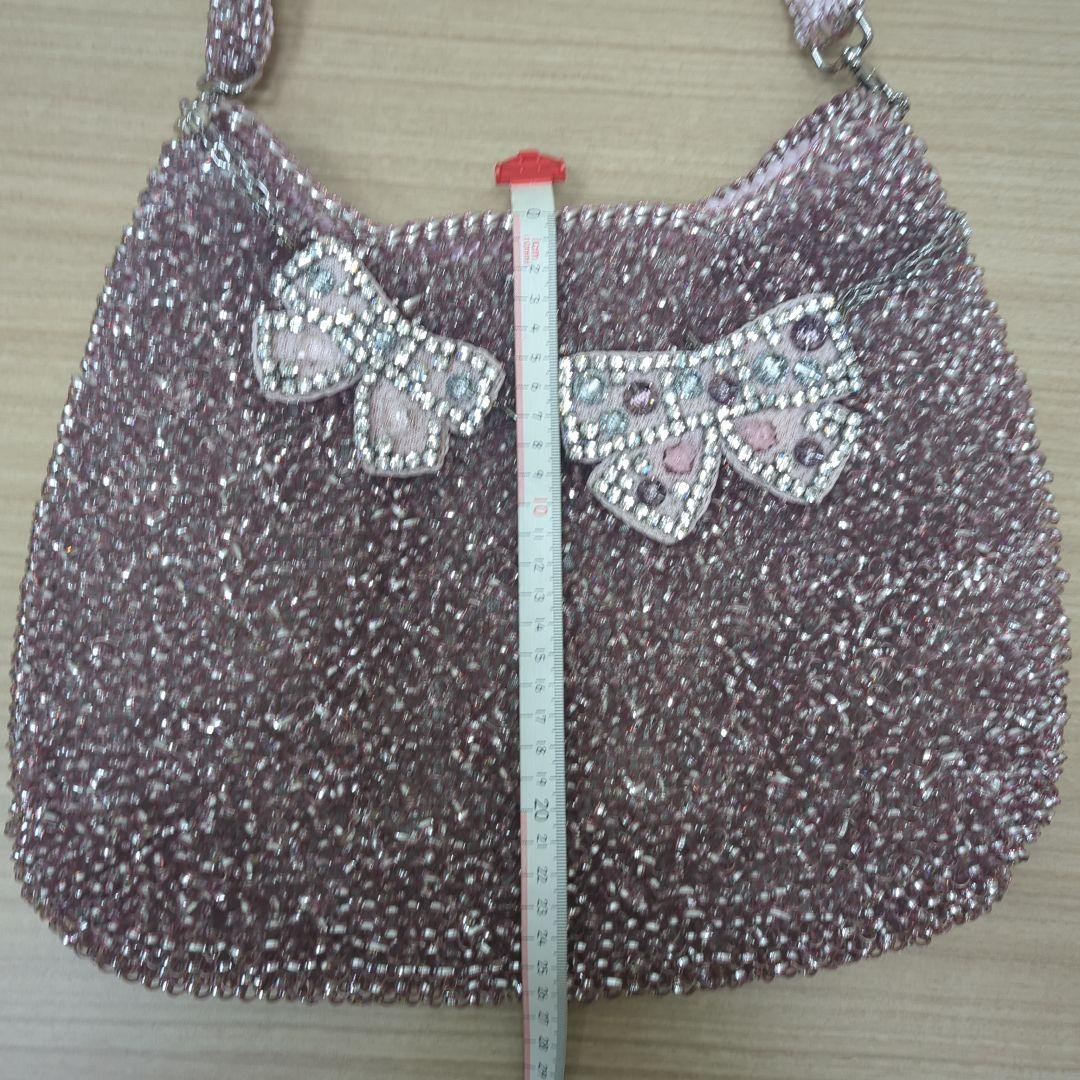 アンテプリマ　ワンショルダー　ワイヤーバッグ　ピンク　チャーム付き　2WAY