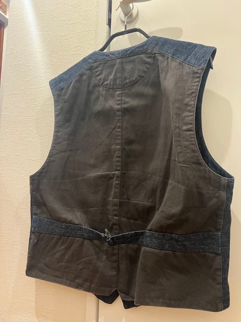 【希少】RRL／ダブルアールエル／ラルフローレン／ダークインディゴ／デニムベスト