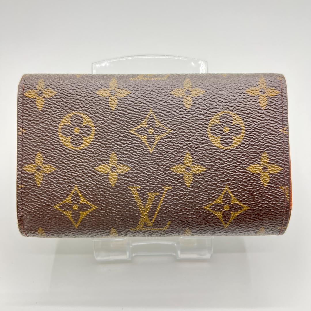 ルイヴィトン モノグラム ポルトモネビエ トレゾール 二つ折り 財布