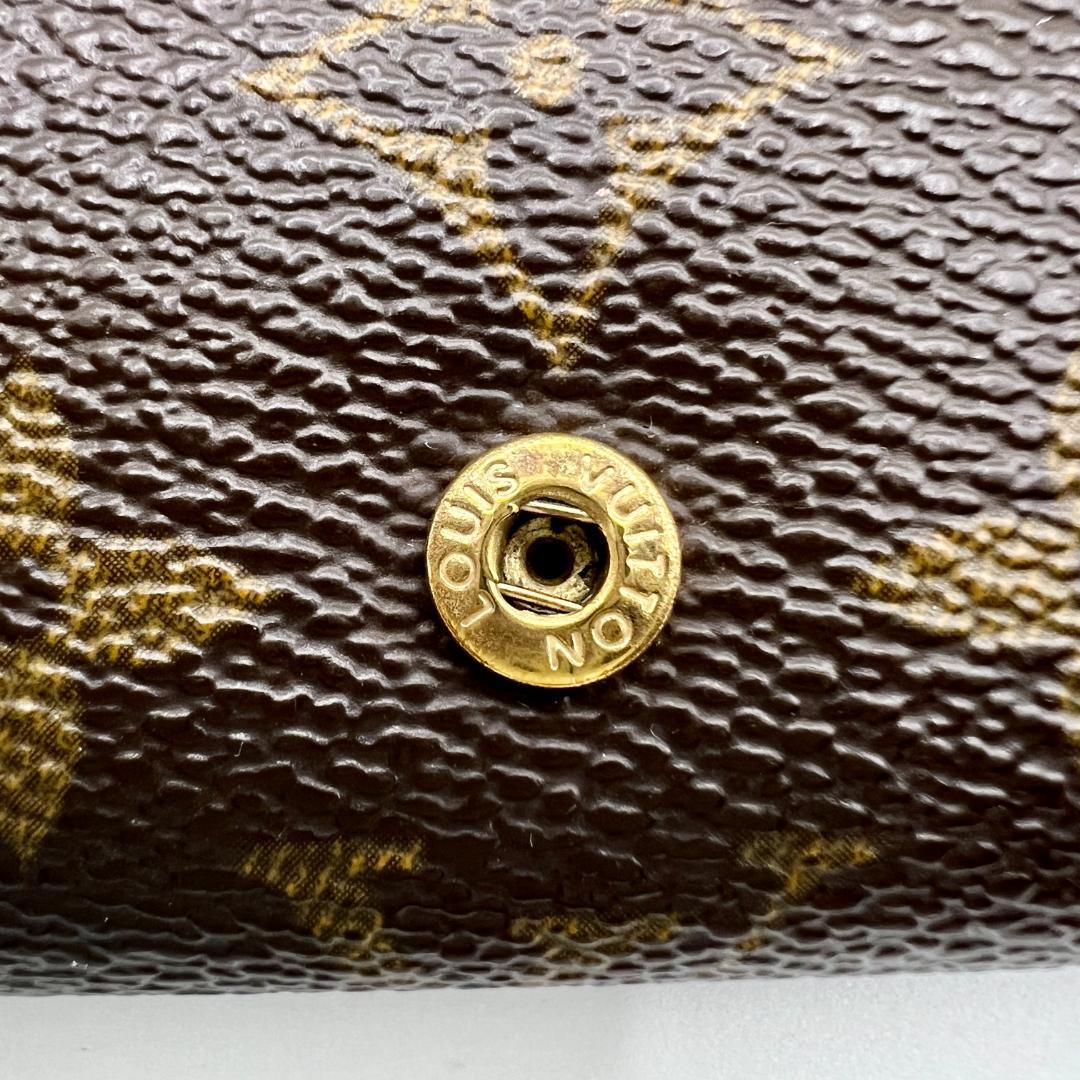 ルイヴィトン モノグラム ポルトモネビエ トレゾール 二つ折り 財布