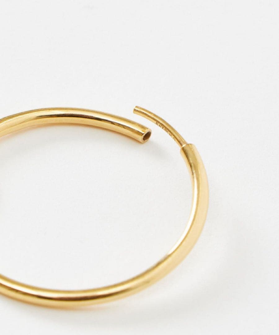 【美品】MARIA BLACK  25 HOOP GOLD