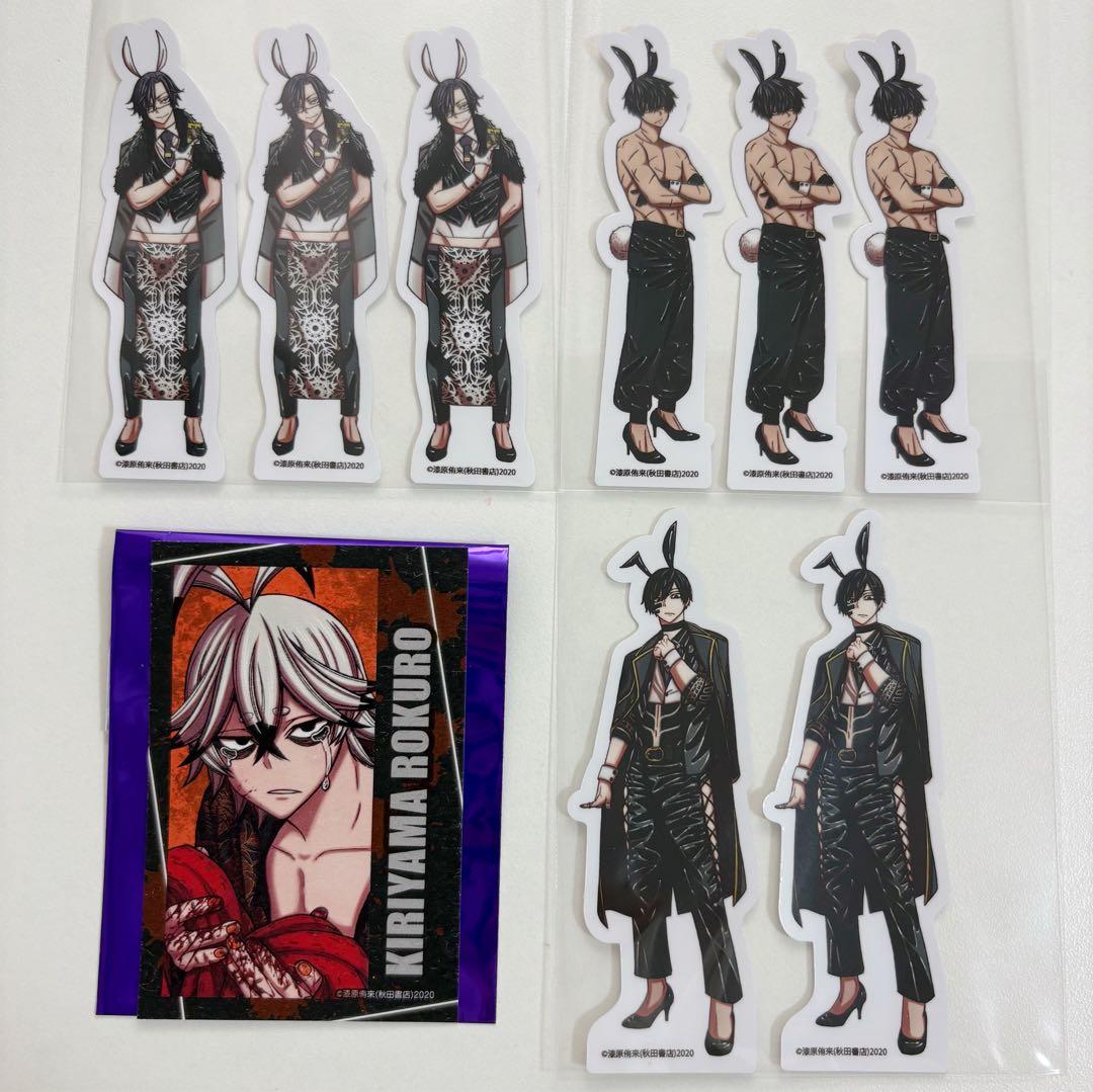 桃源暗鬼 c107 缶バッジ コンプリート アクリルスタンド キャラカード