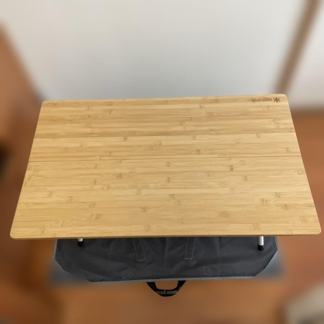 スノーピーク　ワンアクションローテーブル竹　LV-100TR