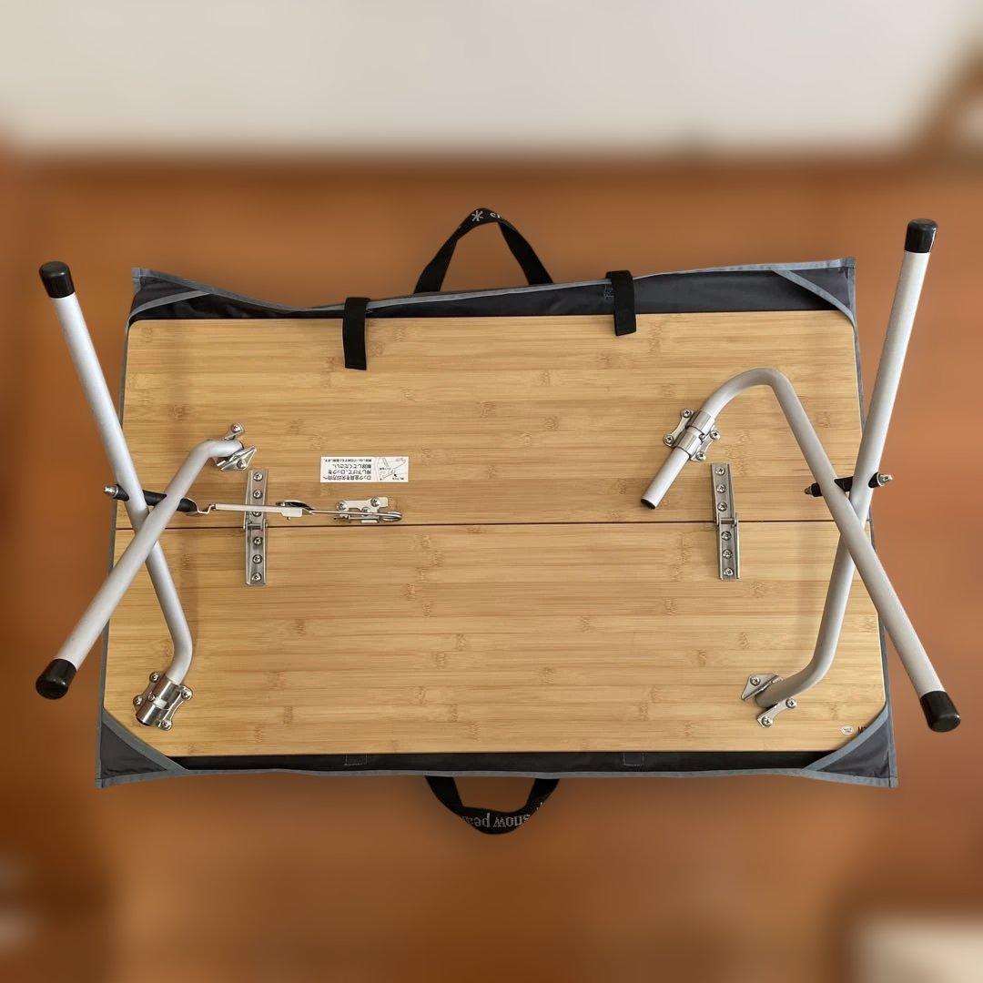 スノーピーク　ワンアクションローテーブル竹　LV-100TR