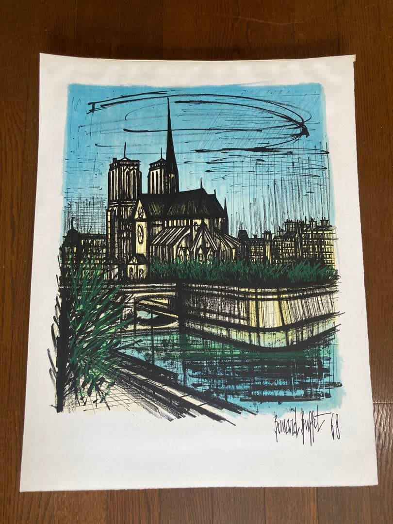 あ*す様 Bernard Buffet リトグラフ