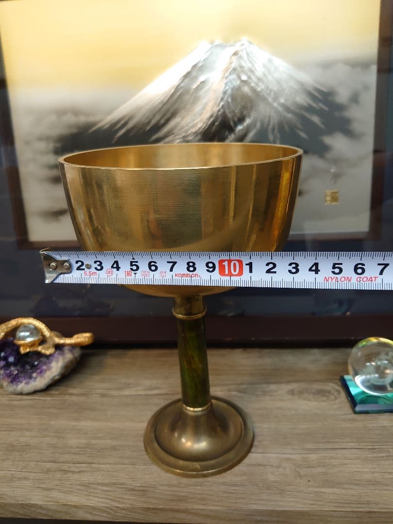 オリジナル  シンギングボウル クリスタル 【波動】【倍音】音の響が違います!!