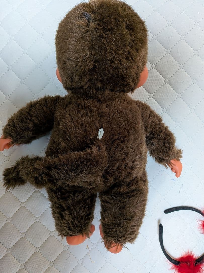 値下げ！モンチッチ50㌢、43㌢ 2体セット 茶色い目 泣き顔