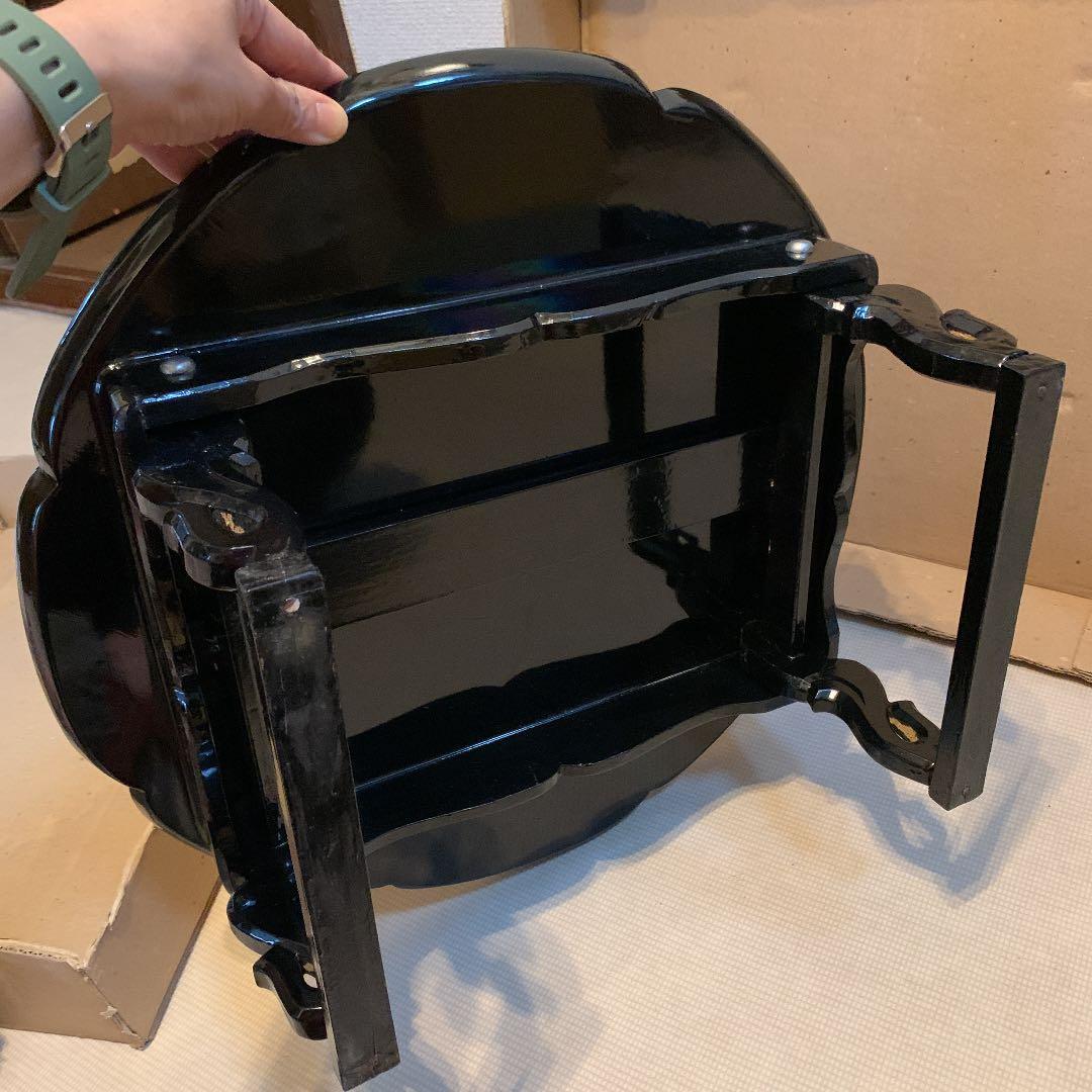 螺鈿　らでん　折りたたみ式テーブル　45センチ