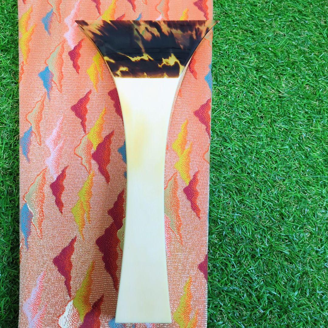 津軽三味線　鼈甲撥　極上　天然素材　バチ　和楽器 民謡　アンティーク　細密細工