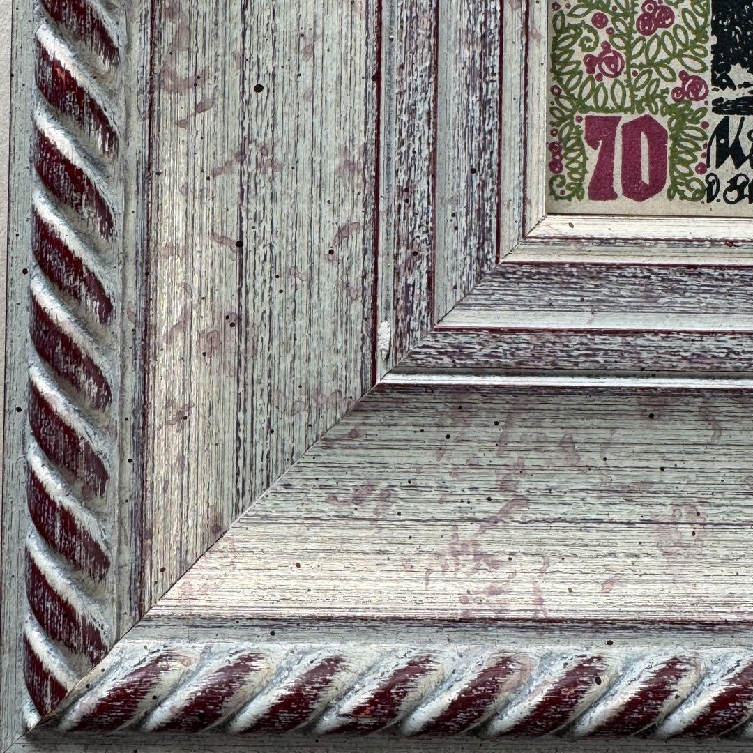 本物保証 アンティーク額装＋希少ノートゲルト2点 ドイツ~静謐と躍動の歴史~