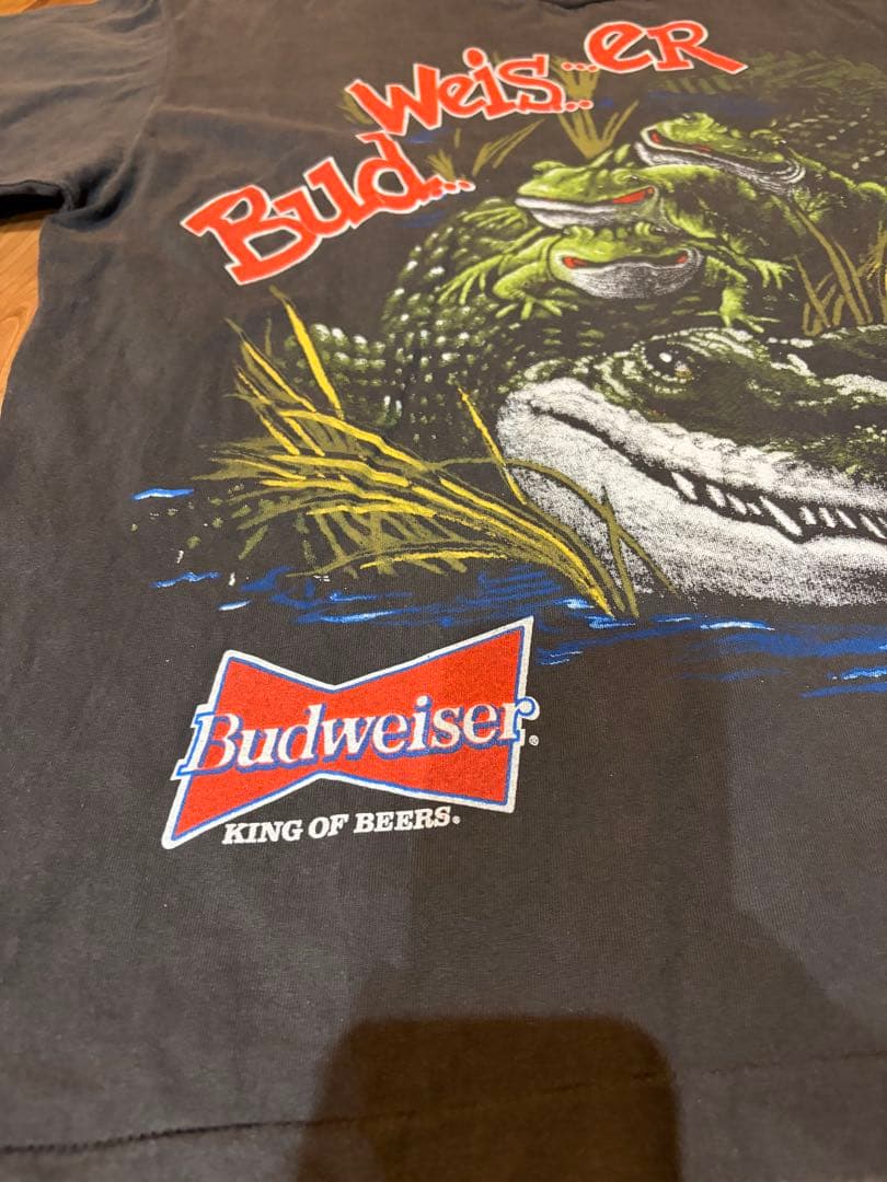 Budweiser グラフィックTシャツ 黒 96年製