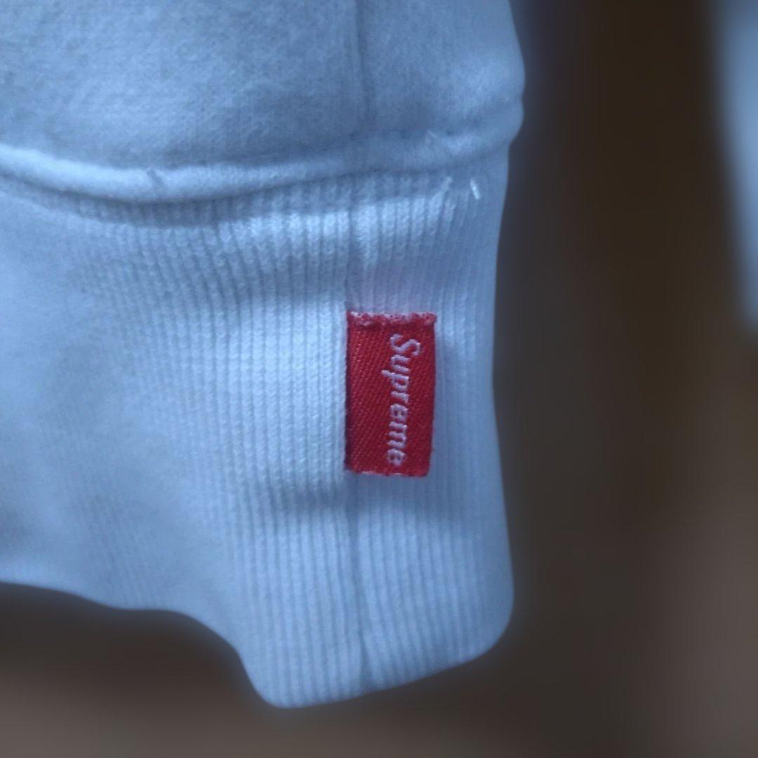 Supreme ジョ−ダンジャンプマンロゴ フード付きパーカー Mホワイト