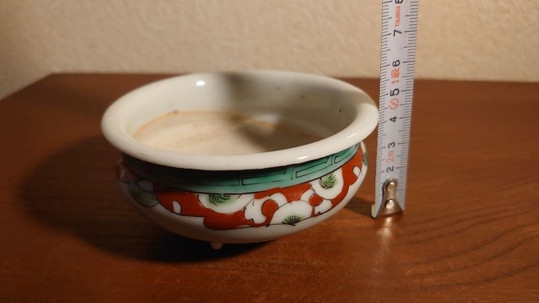 古九谷　九谷焼　古伊万里　伊万里　香炉　色絵　蔵出し　１客