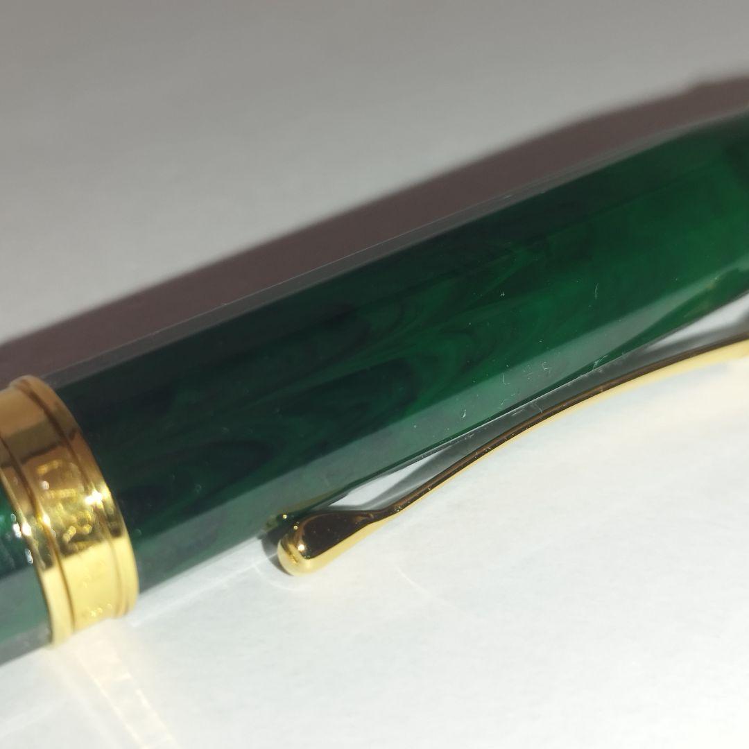 【美品】カランダッシュ ボールペン ジュネーブコレクション マーブルグリーン