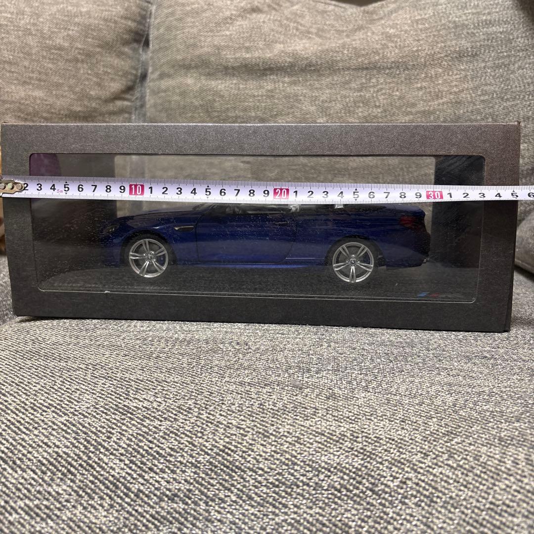 BMW M6 Convertible ミニカー　ブルー