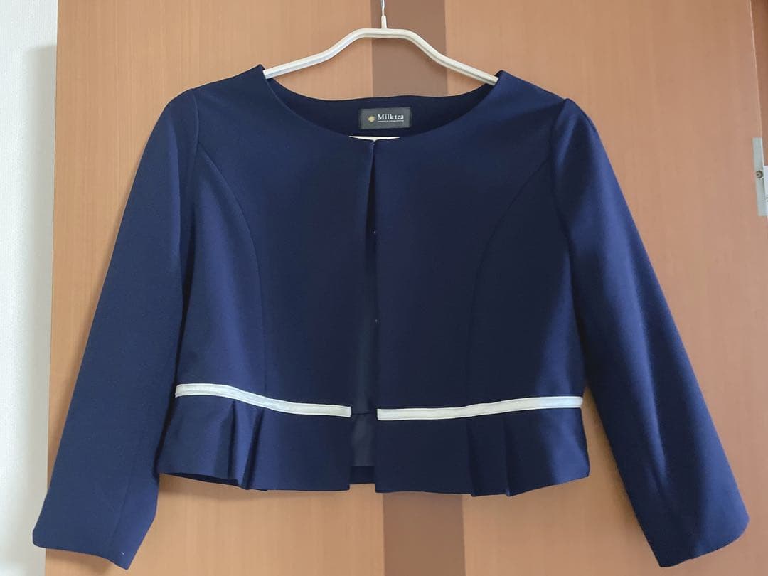 Milk tea Adele マタニティワンピース ネイビー