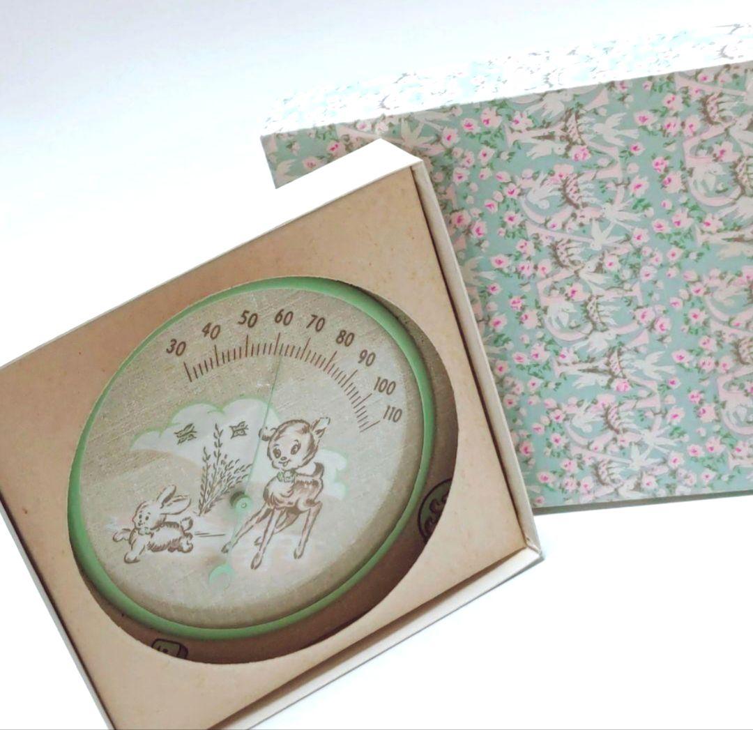 ビンテージ 温度計 箱入り ベビーナーサリー G