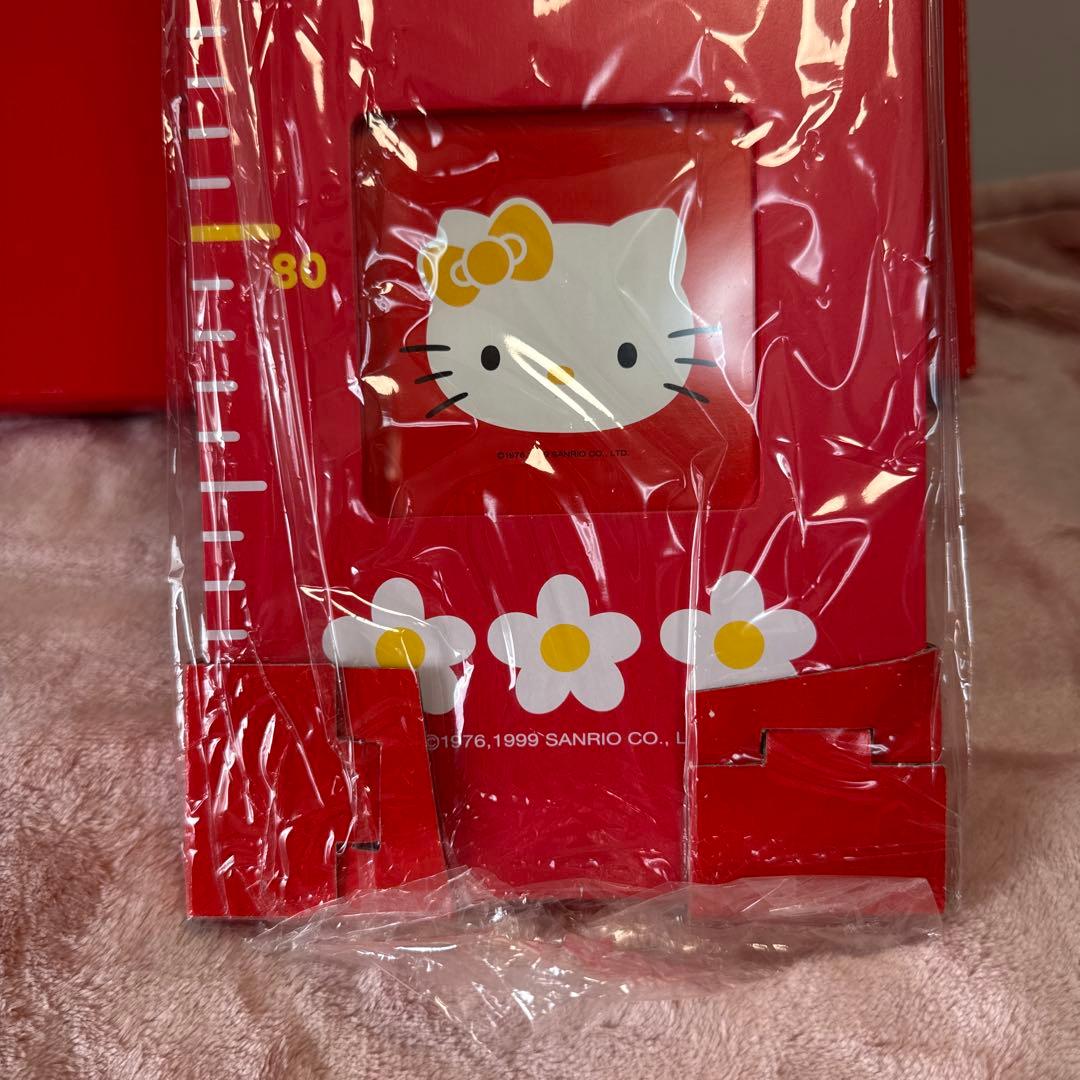 キティ 木製 身長計 フォトフレーム付き サンリオ 正規品 新品 未使用