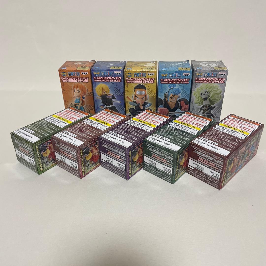 ワンピース　ワールドコレクタブルフィギュア ワノ国スタイル全10種