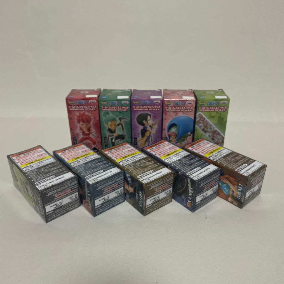 ワンピース　ワールドコレクタブルフィギュア ワノ国スタイル全10種