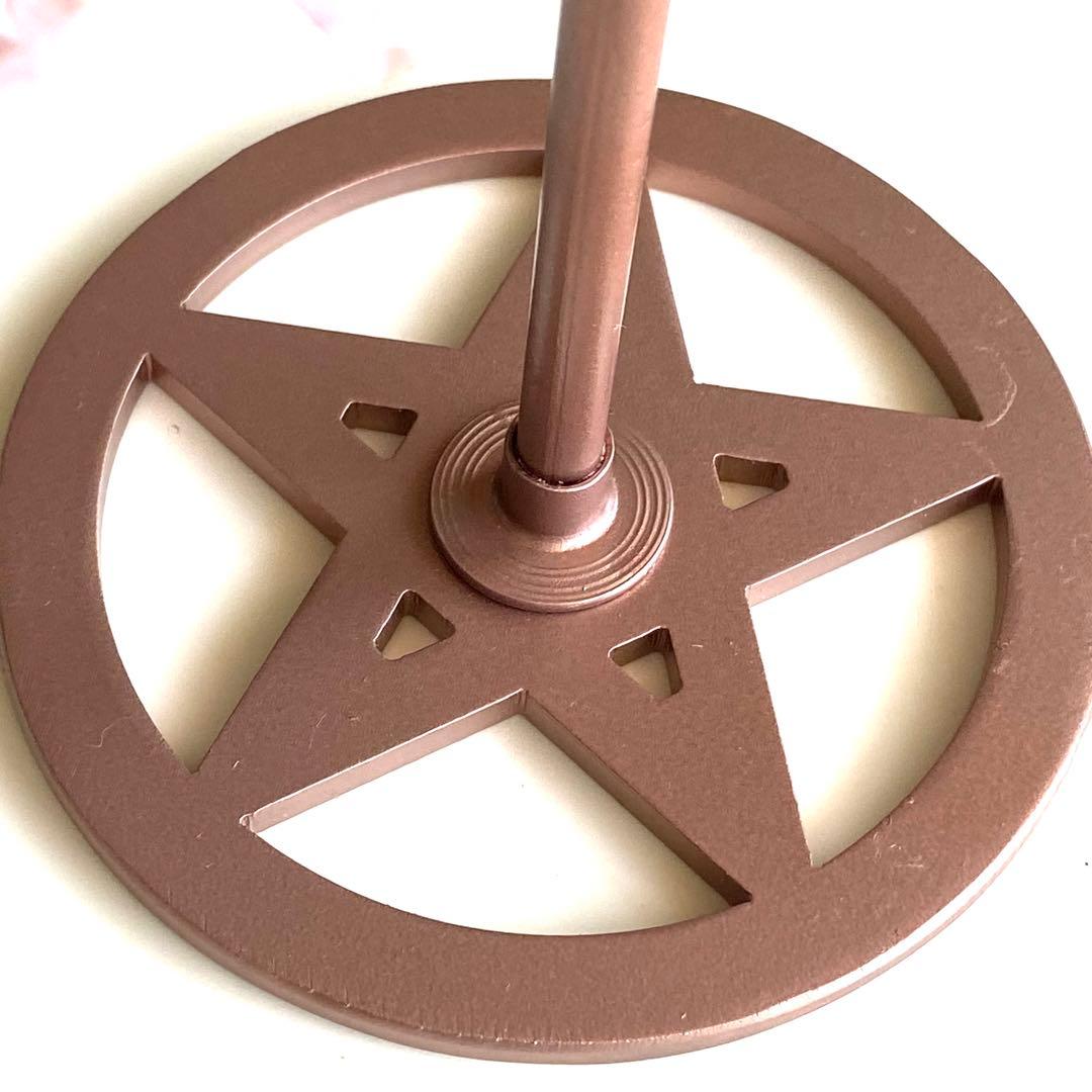 ★★破格大特価【 ピンクアメジスト 蝶々 バタフライ スタンド 彫り物 】