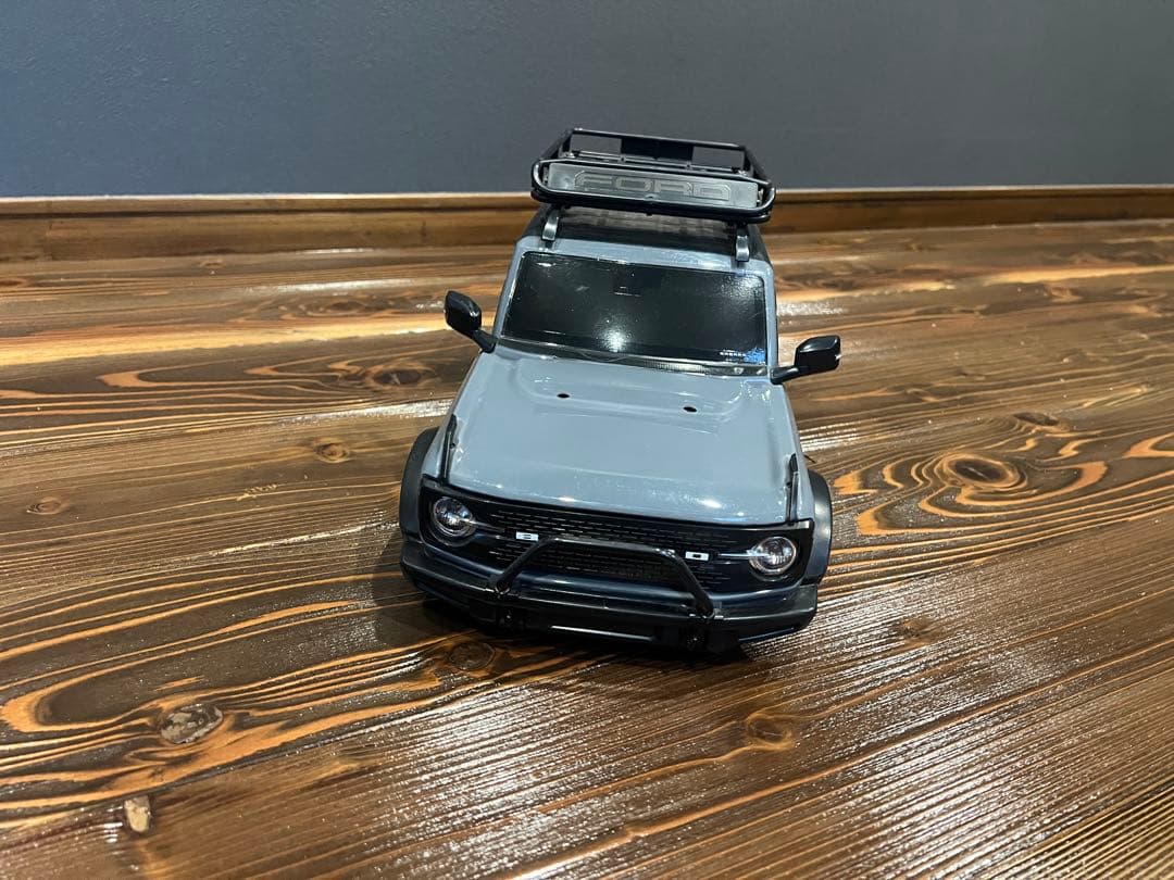 値下げ　タミヤ　タミヤ フォード　ブロンコ ボディ　LED付き　クローラー