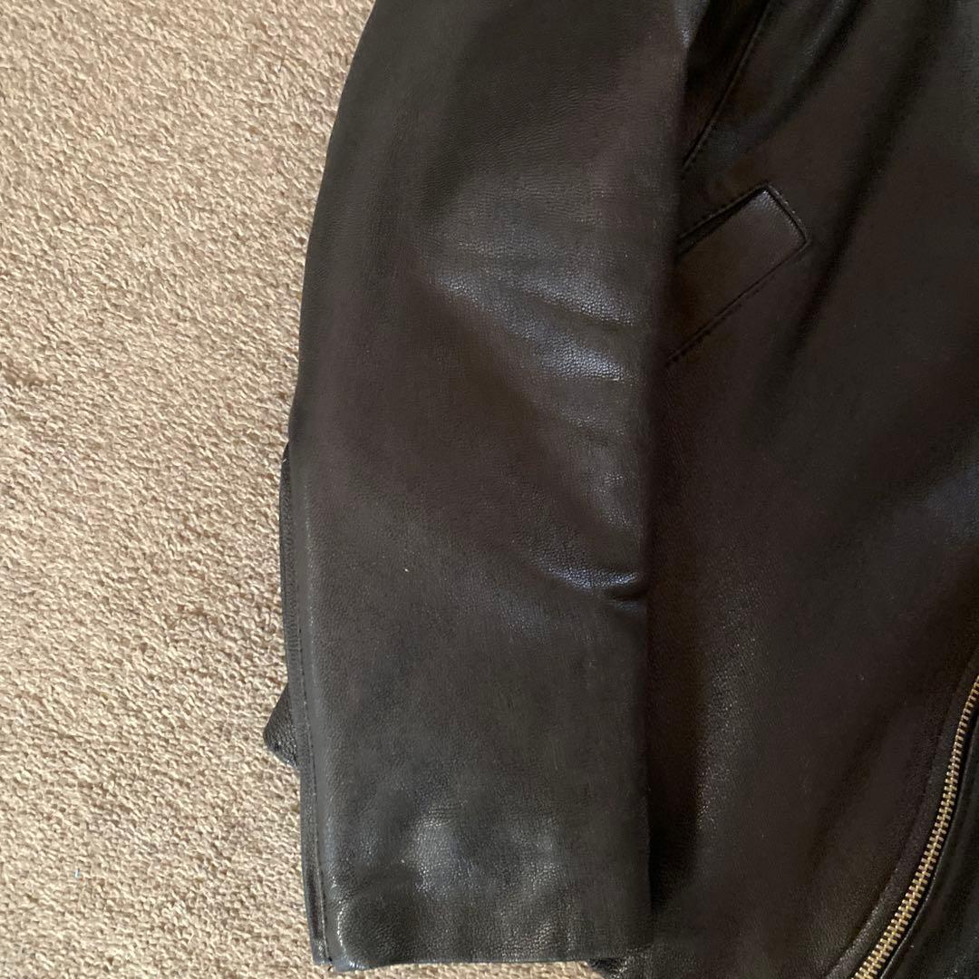 BEAUTY & YOUTH ブラックレザージャケット