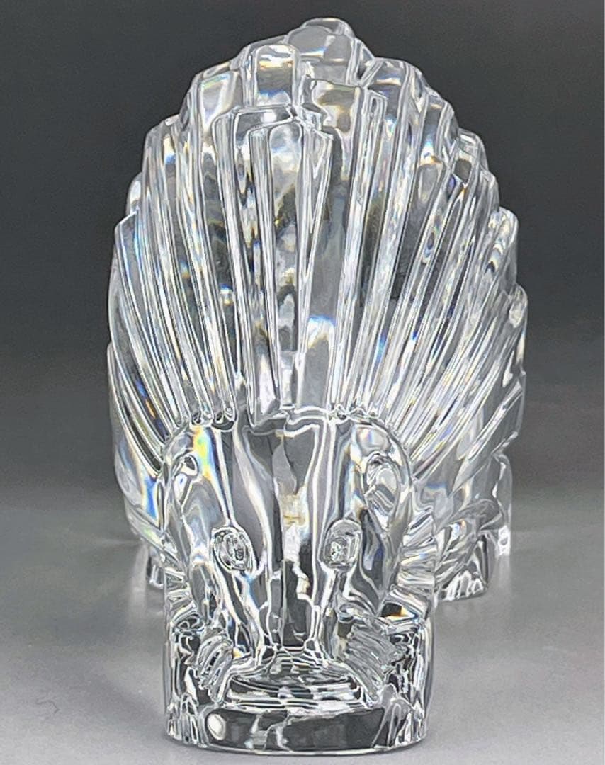 【美品・希少】Baccarat バカラ ハリネズミ 針鼠 ぺーパーウェイト 置物