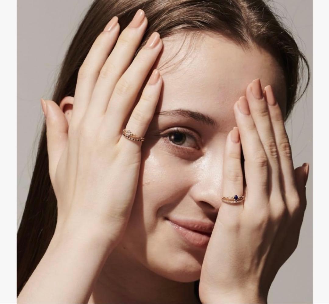 K10 ラブラドライト ピンキー NOJESS 上品 ゴールド 3号