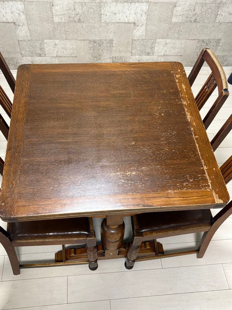 【3/5】イギリスアンティークダイニングチェア(1脚分)テーブル＆椅子3脚は別売