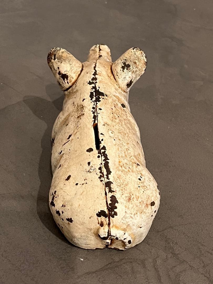 VINTAGE CAST IRON PIG BANKブタ貯金箱　ヴィンテージ鋳鉄
