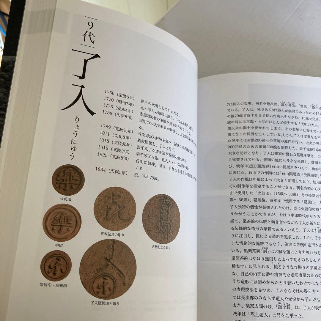 【黒楽茶碗】箱無し茶碗&楽歴代&楽茶碗　セット