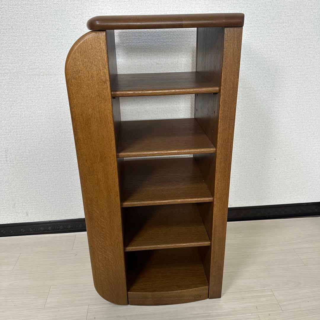 【展示品】浜本工芸 スリッパラック 木製 棚 花台 電話台 収納棚 ※i4※