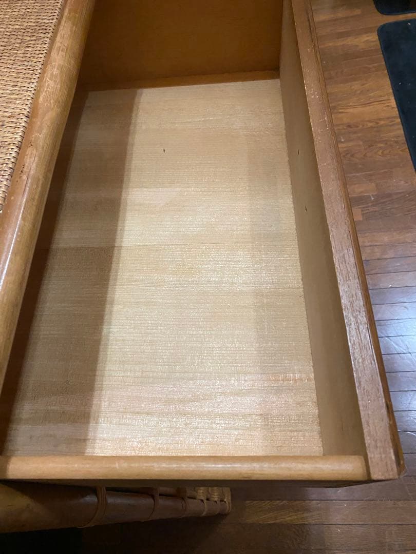 希少 超大型♦️アジアンチェスト♦️高級ラタン 引き出し収納♦️大容量 6杯♦️送料込