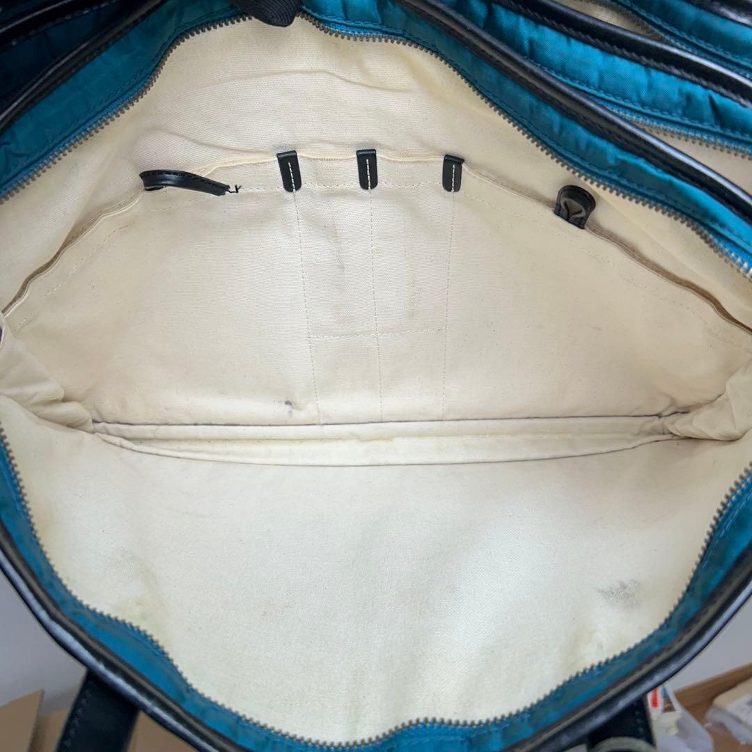 定価12.1万円　フェリージ　ビジネスバッグ　アコーディオン　レザー　三室　廃盤