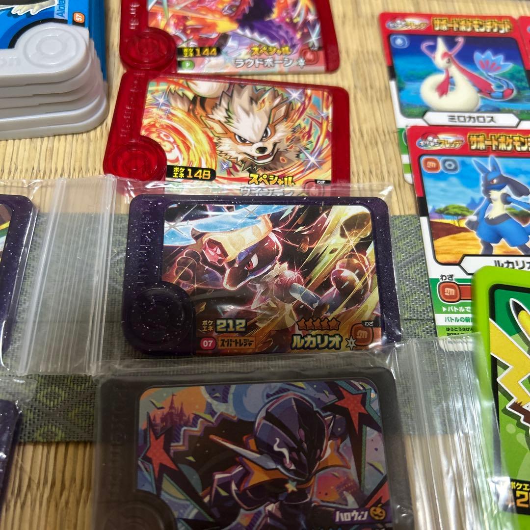 ポケモンフレンダ　引退品まとめセットスーパートレジャールカリオ　テラスタルオーブ