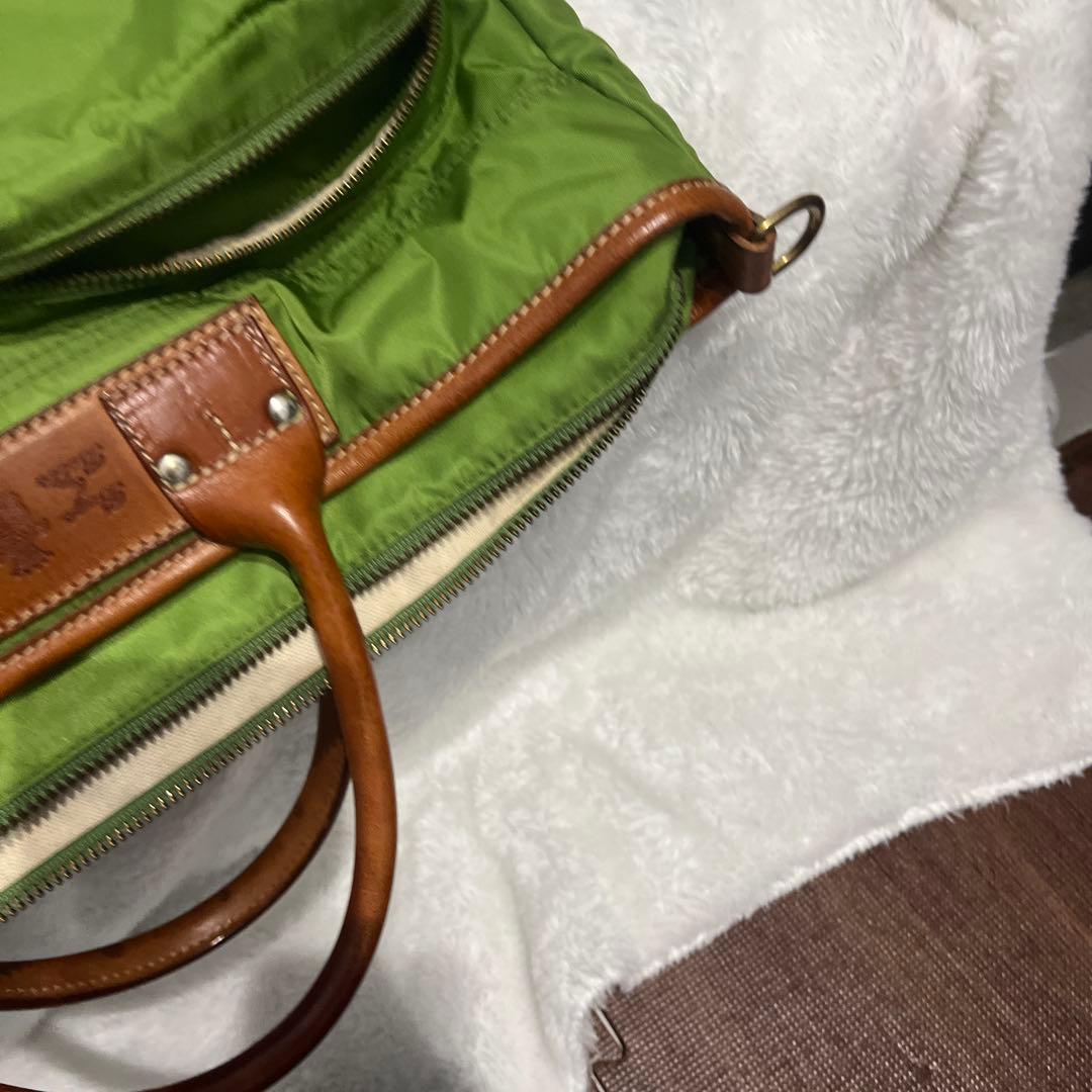 【美品　希少カラー】フェリージ ビジネスバッグ 2way グリーン 05-54