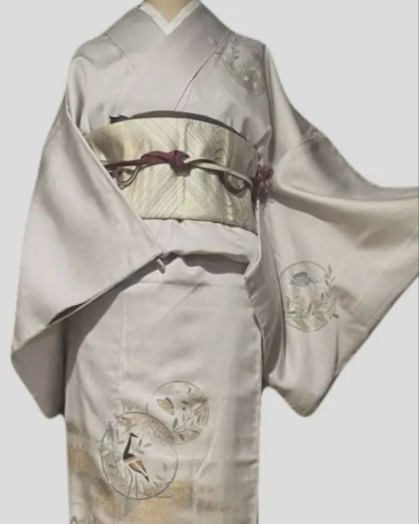 シックで上品。華やかな正絹袷訪問着単品、結婚式、卒業式、慶事など。