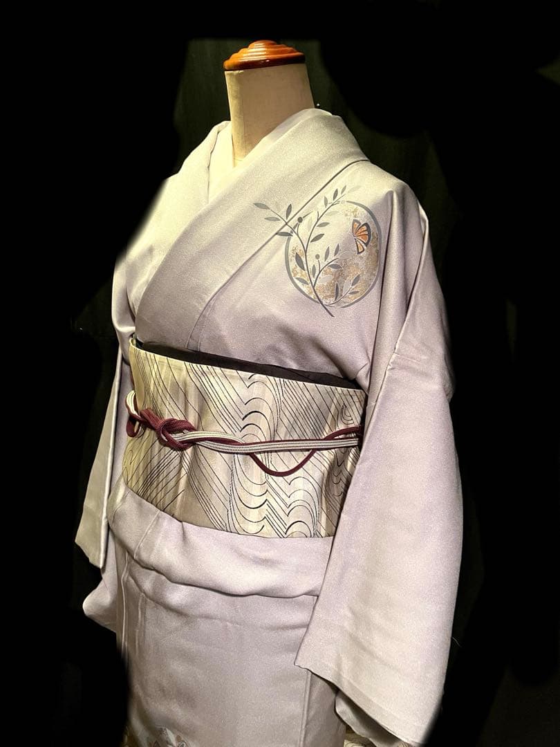 シックで上品。華やかな正絹袷訪問着単品、結婚式、卒業式、慶事など。