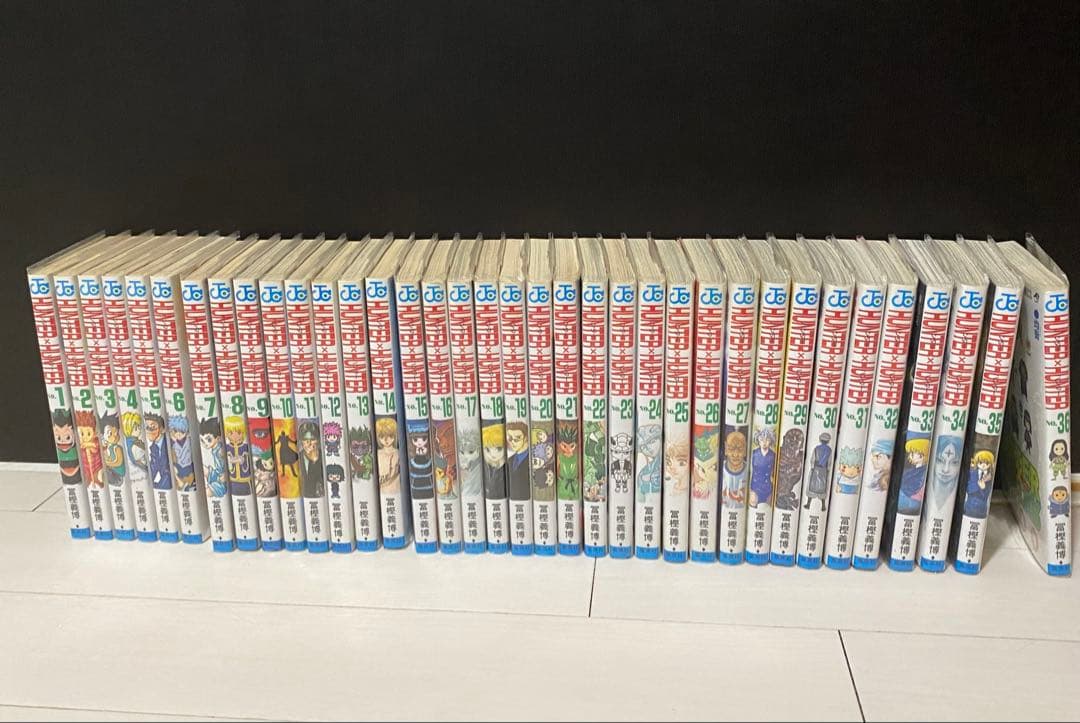 HUNTER×HUNTER 1〜36巻セット ☆透明ブックカバー付き