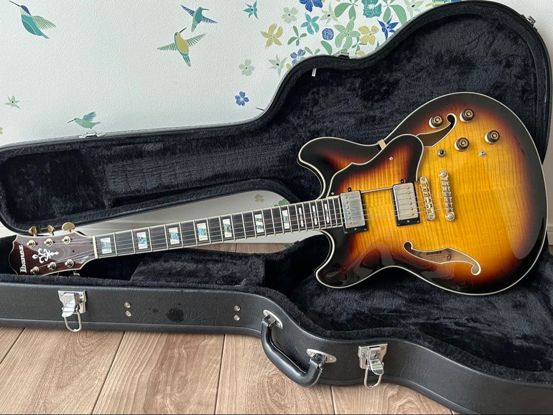 Ibanez AS153 AYS セミアコ エレキギタ