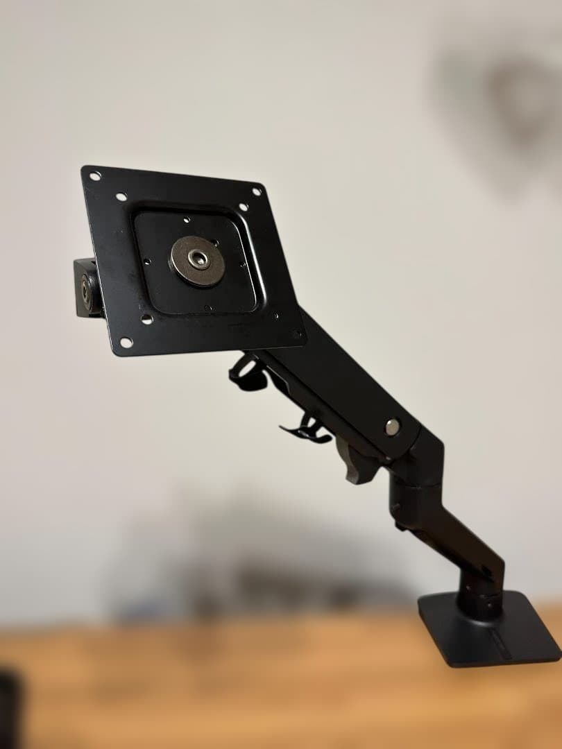 美品　エルゴトロン HX デスクモニターアーム マットブラック