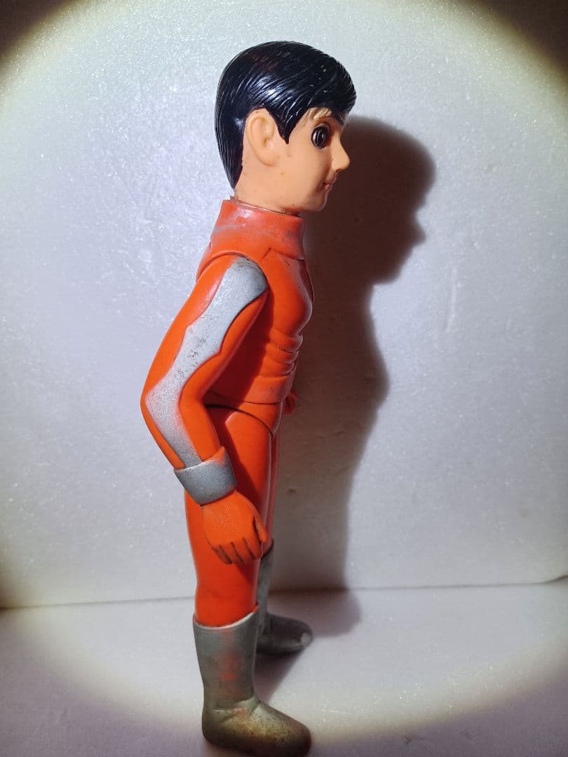 (昭和購入物)ファイヤーマン（約27㎝）面なし　ソフビ