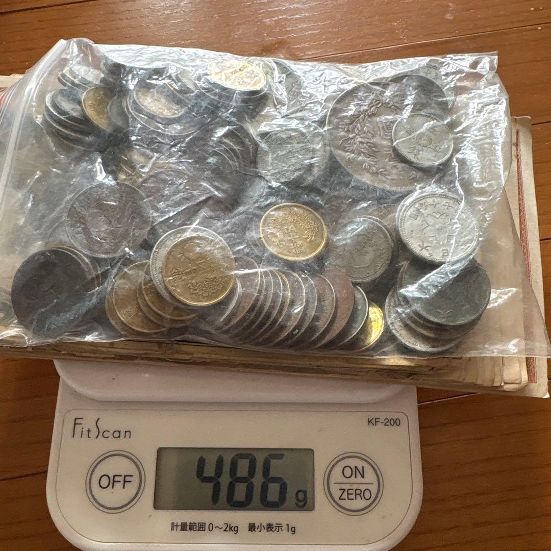 T*N様 古*品様 旧紙幣 古紙幣 古札 大量 約486g 状態の良くない並品