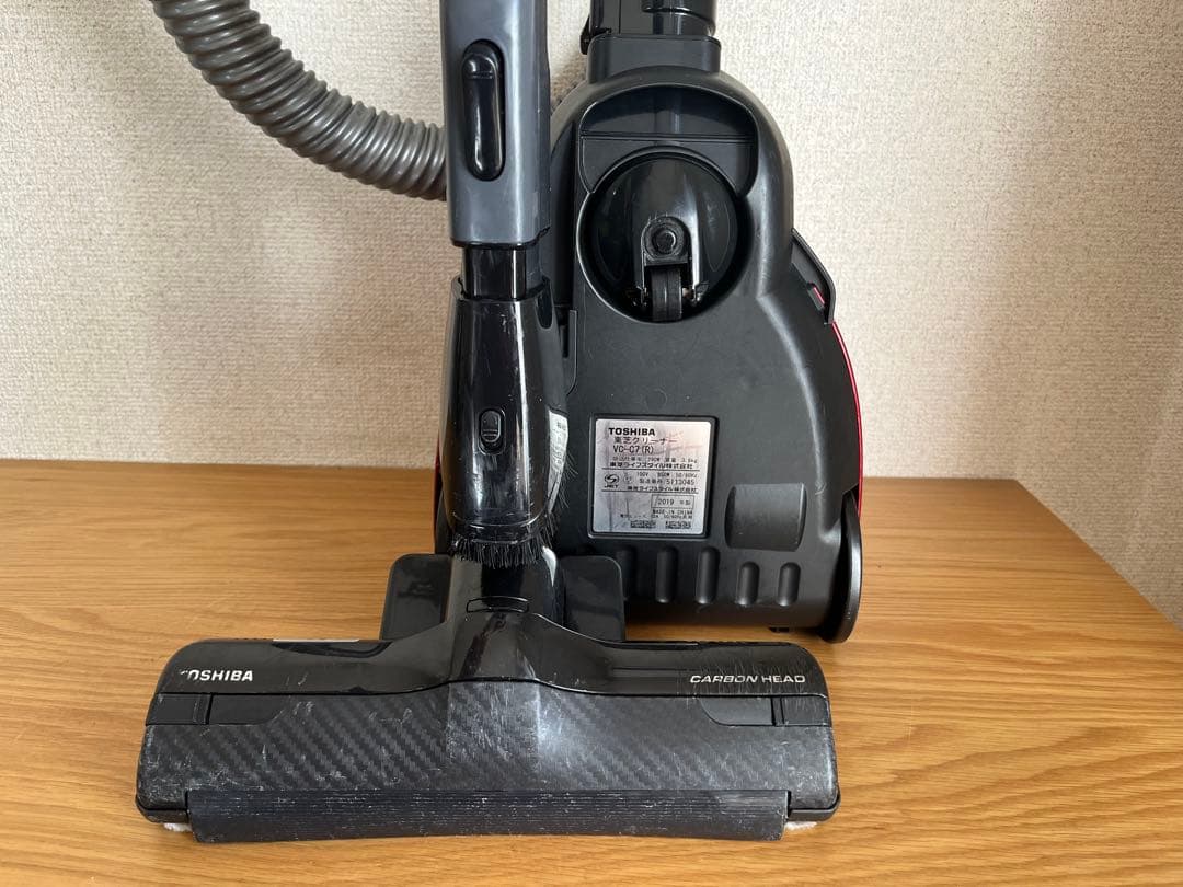 東芝 クリーナー VC-C7（R） 【消毒/清掃/動作確認済】