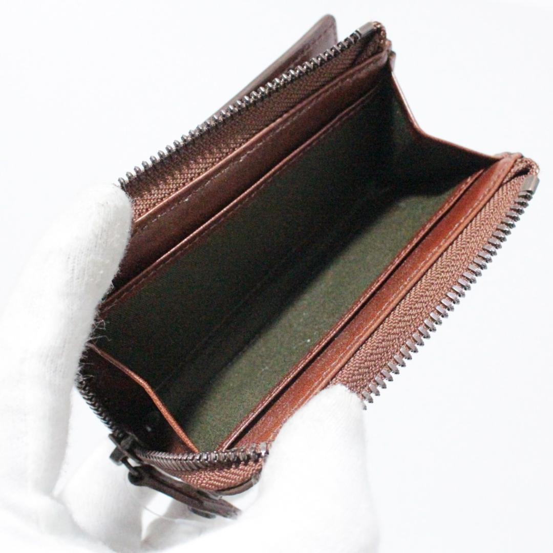 新品 ヴィヴィアンウエストウッド レザー4連キーケース ファスナー小銭入れ 茶系