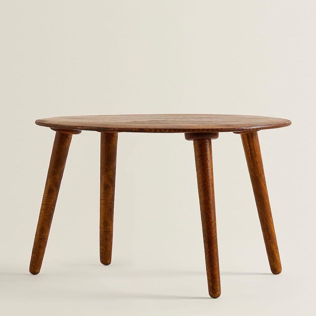 ZARA  ザラホーム ベベル ウッドテーブル 70 x 46 x 60